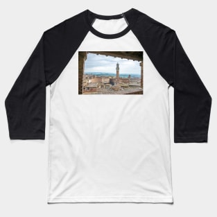 Siena window with a view Baseball T-Shirt